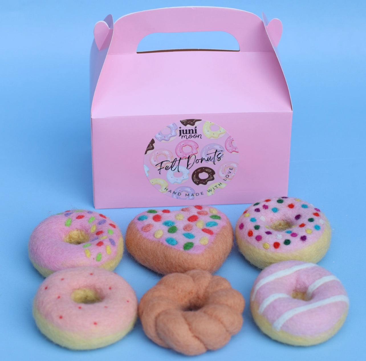 Pretty pinks Donut set - 6 pce
