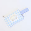 Dolly baby wipes set - Blue Gingham