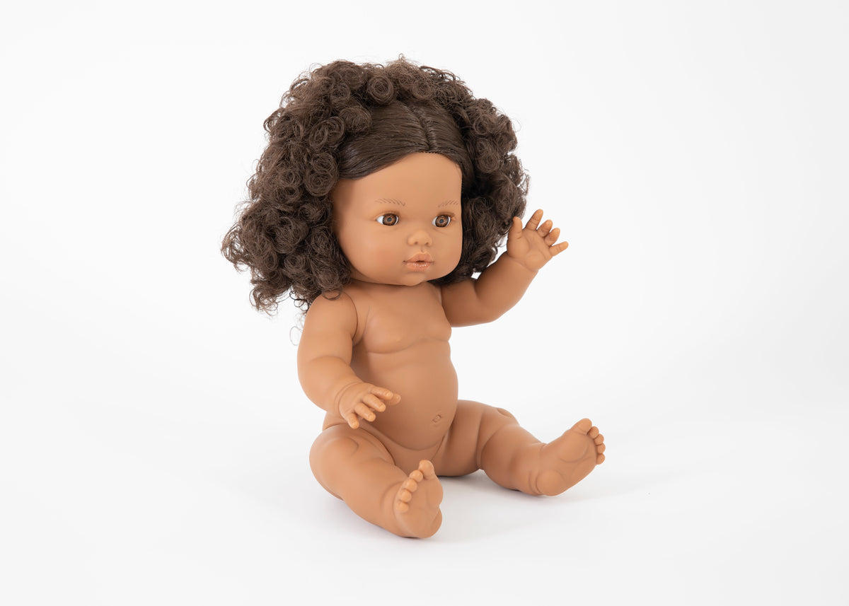 Llorens Mini Colettos Zaara Hispanic Girl Doll 34cm with Brown Hair | Spanish Doll Australia