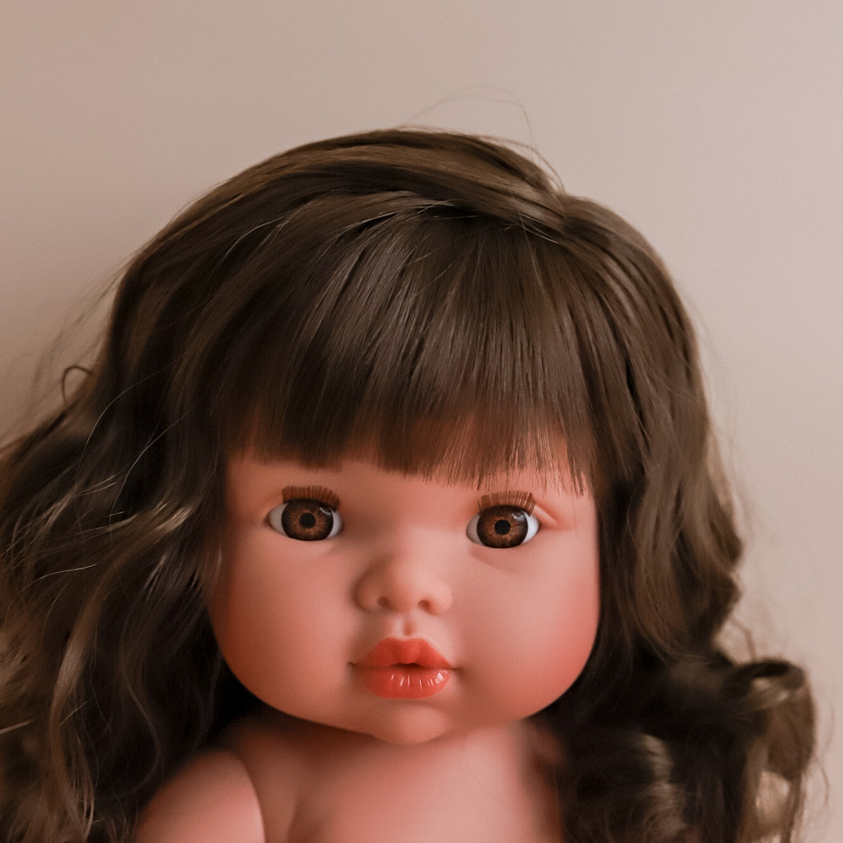 Llorens Mini Colettos Hailee Girl Doll 34cm with long brown Hair, Spanish Doll Australia
