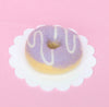 Purple drizzle donut