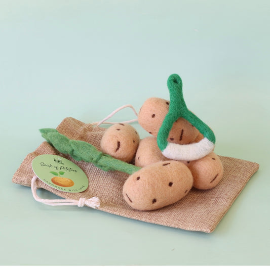 Sack of potatoes 🥔 + peeler - 7 pce set