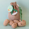 Sack of potatoes 🥔 + peeler - 7 pce set