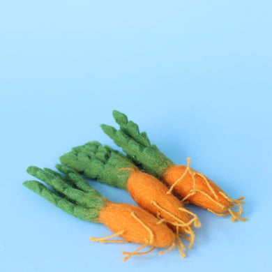 Papoose Dutch Felt carrots - 3 pce