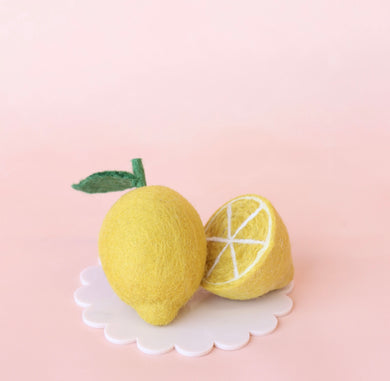 Felt lemon 🍋 set of two