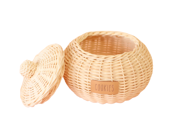 Cookie pots - 3 coloured labels