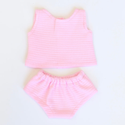 Mini Coletto underwear outfit set - Pink Fits 34-38cm Minikane Gordis, Mini Colettos, Llorens dolls