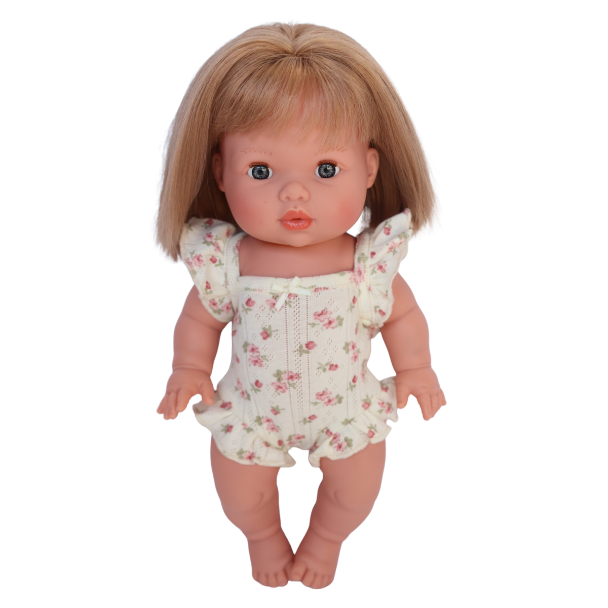 PRE ORDER Vintage Rose Playsuit - Fits 34-38cm Minikane Gordis, Mini Colettos, Miniland Dolls, Llorens dolls
