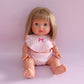 Llorens Mini Colettos Charlotte Girl Doll 34cm with short Blonde Hair Spanish Doll Australia