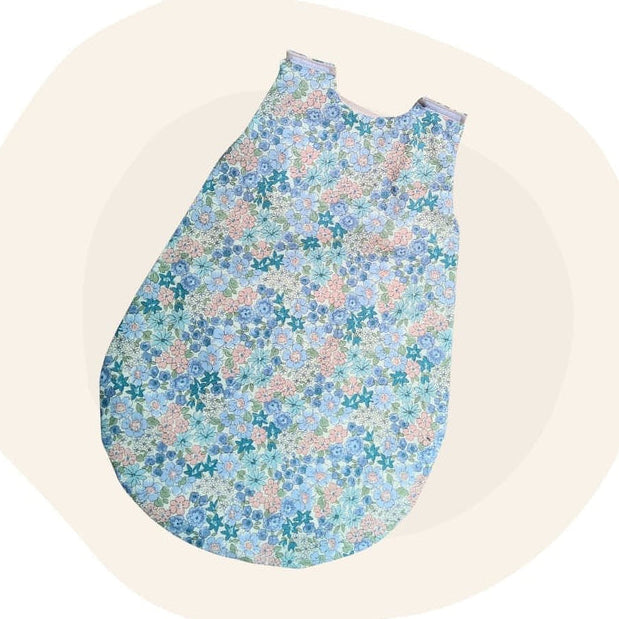 LLORENS DOLLS | MINI COLETTOS REVERSIBLE DOLL SLEEPING BAG - FLOWER FIELDS