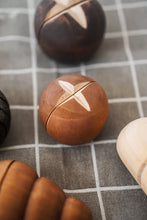 Load image into Gallery viewer, ON SALE Little Monq Wooden bread set (handmade and painted) 7 pce set