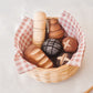 Wooden bread set (handmade and painted) 7 pce set