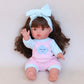 Dolls Sweet Dreams cloud Romper + Bow set  Fits 34-38cm Minikane Gordis, Mini Colettos, Llorens dolls