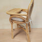 Oceana - Clam Rattan doll high chair