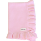 Powder Blush Luxe Pink frilled Dolly (Blanket only)
