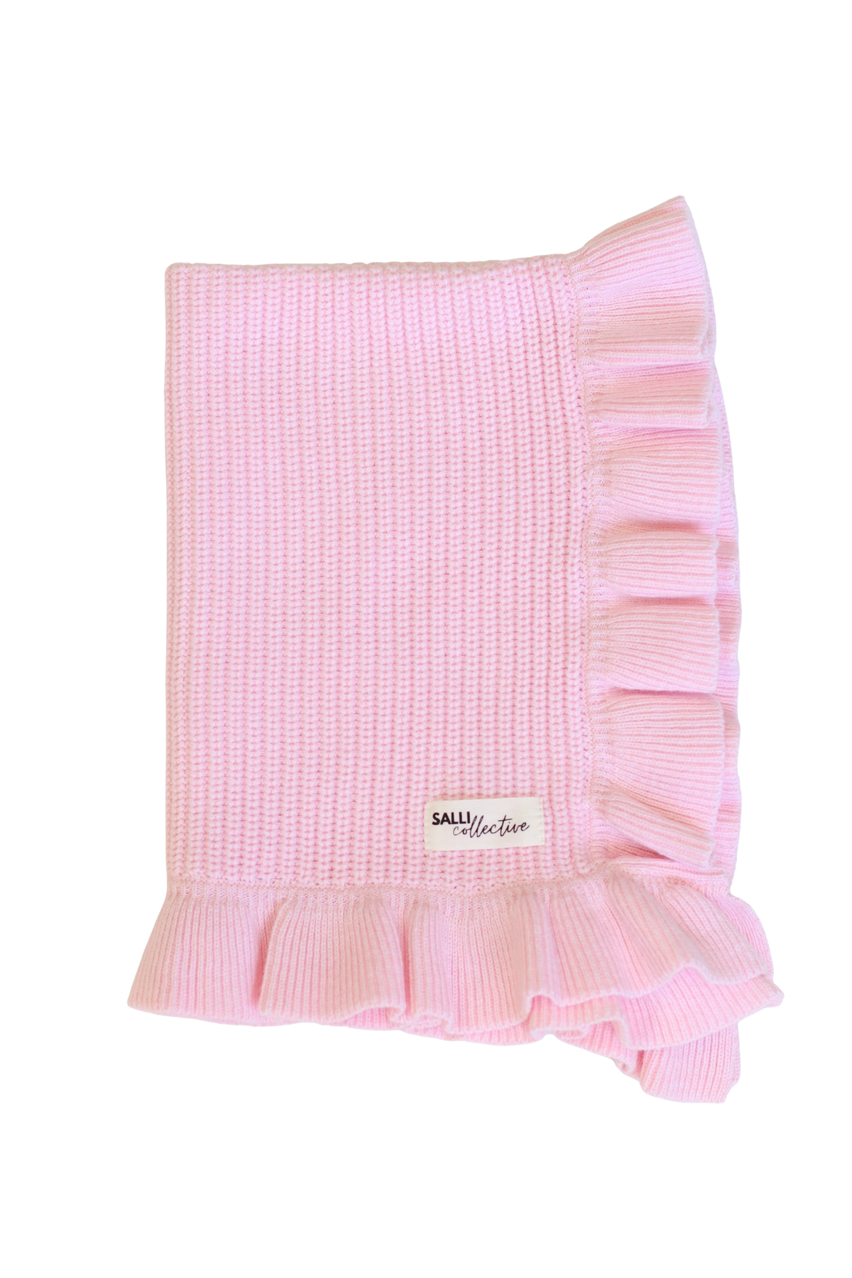 Powder Blush Luxe Pink frilled Dolly (Blanket only)