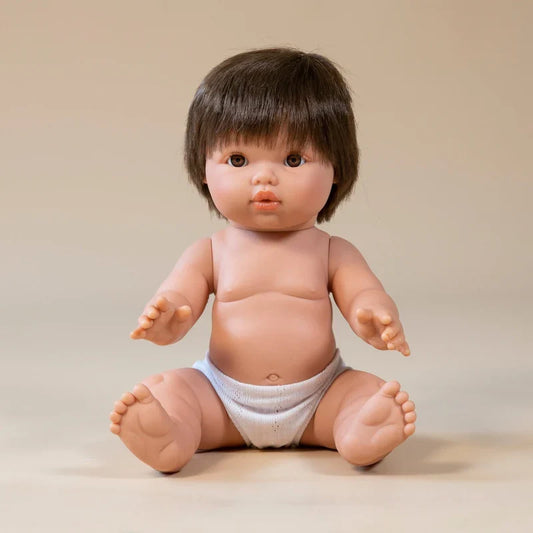 Llorens Mini Colettos Rafael Boy Doll 34cm with Brown Hair | Spanish Doll Australia