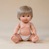 Llorens Mini Colettos Oliver Boy Doll 34cm with Blonde Hair | Spanish Doll Australia