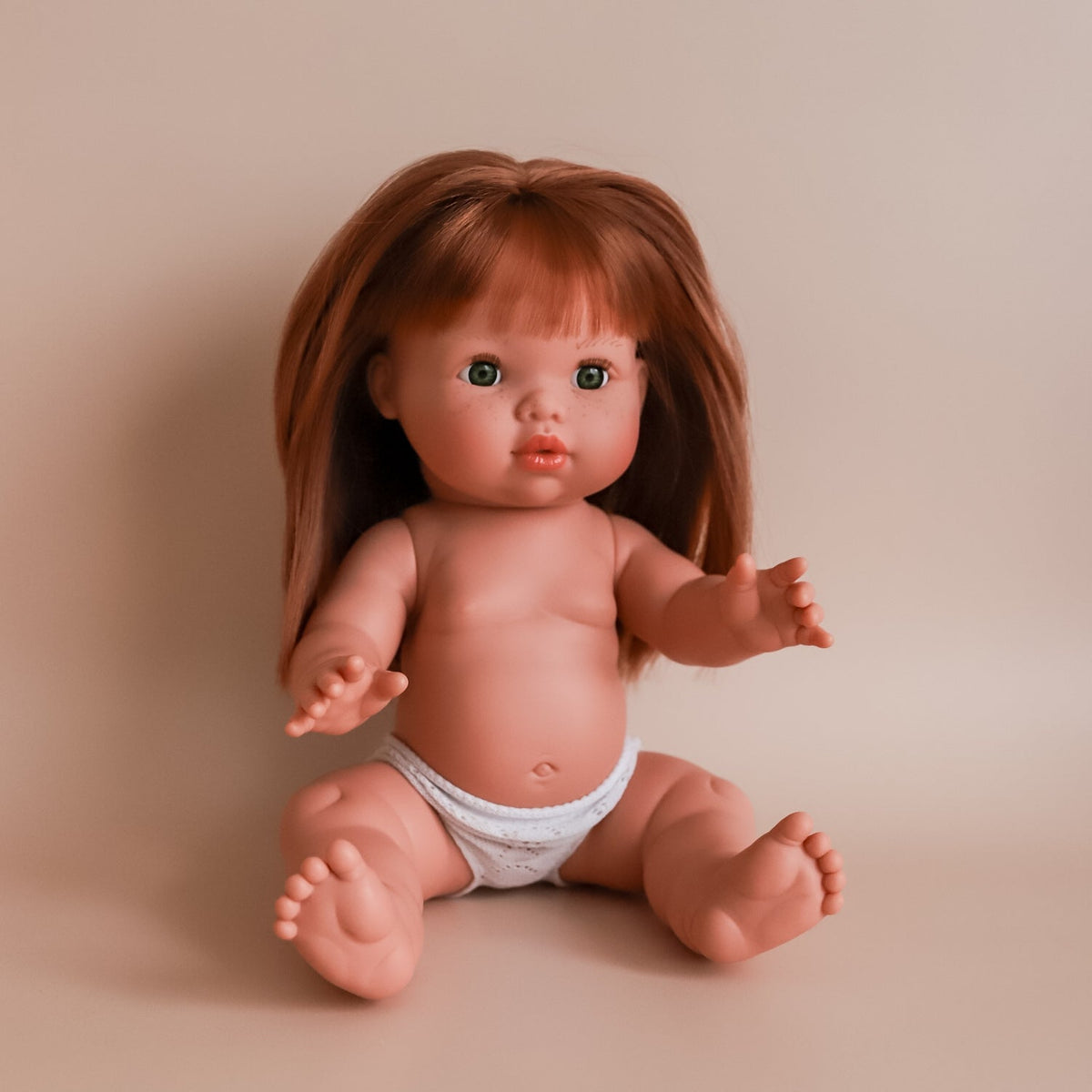 Llorens Mini Colettos Nicole Girl Doll 34cm with Long Red Hair | Spanish Doll Australia