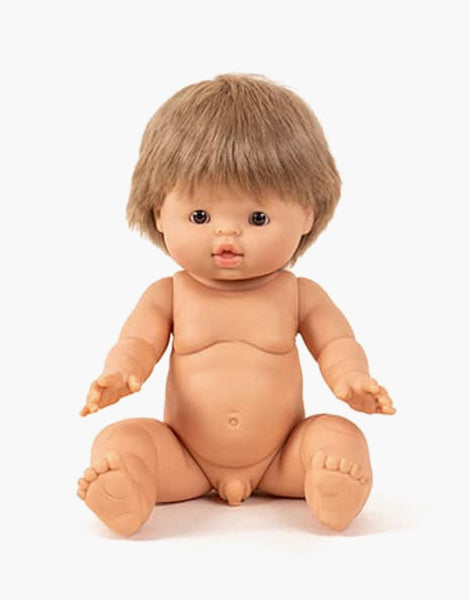 Anatomically Correct Baby Boy Doll 34cm Achille | Paola Reina Minikane Gordis