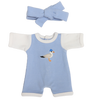 PRE ORDER Blue Chippy Thief Dolls two pce set - Fits 34-38cm Minikane Gordis, Mini Colettos, Miniland Dolls, Llorens dolls