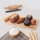 Wooden bread set (handmade and painted) 7 pce set