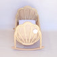 Oceana Rattan DOLL CRADLE plus mattress