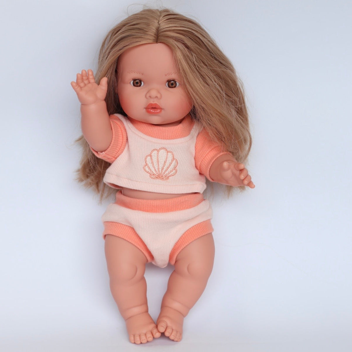Shelly top + Bloomer shorts set - Fits 34-38cm Minikane Gordis, Mini Colettos, Llorens dolls