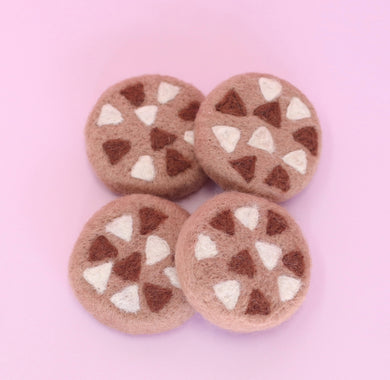 Chunky double choc cookies - 4 pce set