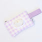 Dolly baby wipes set - Lilac Gingam