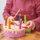 PRE ORDER NOV Wooden Rainbow birthday cake