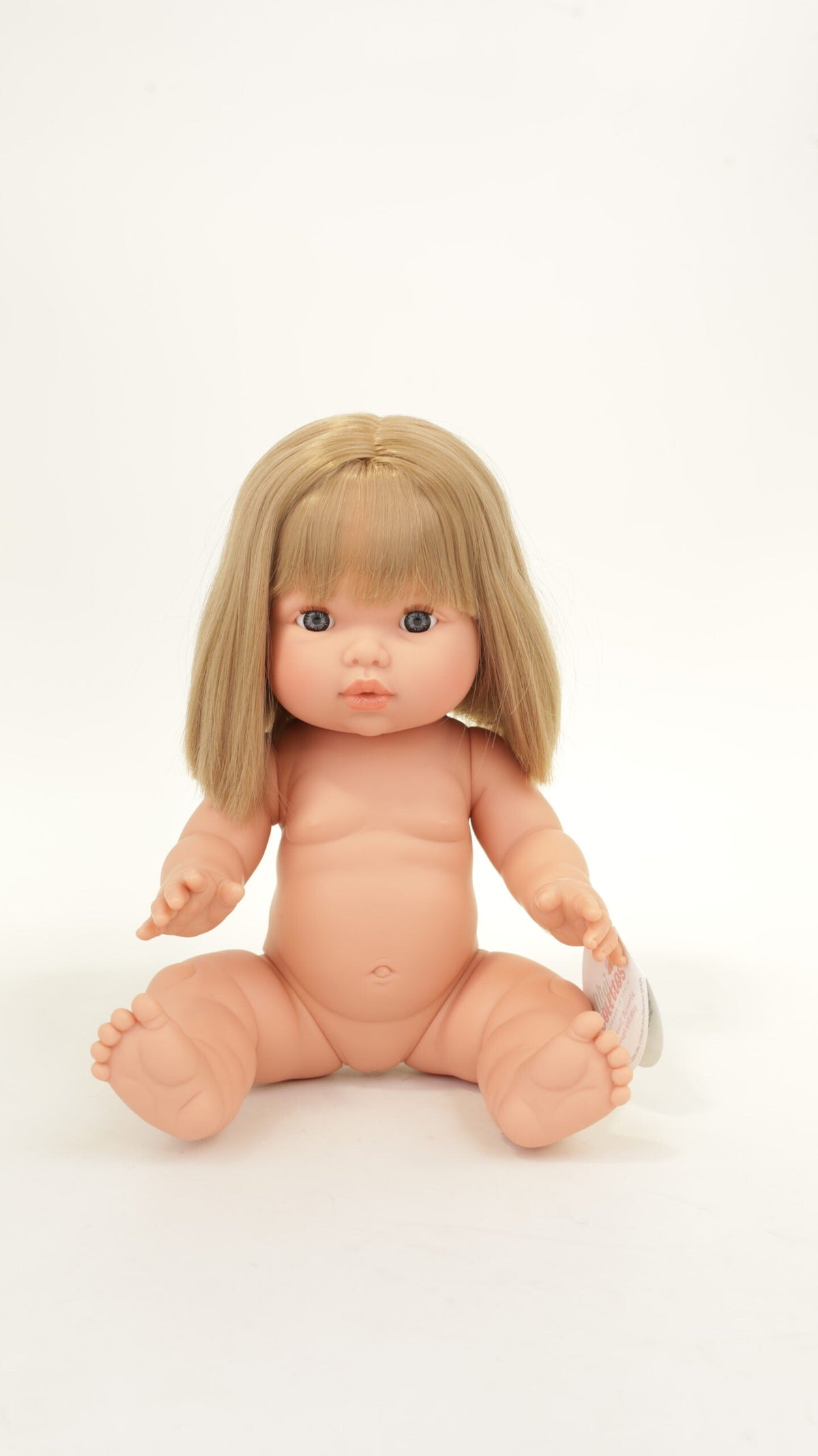 Llorens Mini Colettos Charlotte Girl Doll 34cm with short Blonde Hair Spanish Doll Australia
