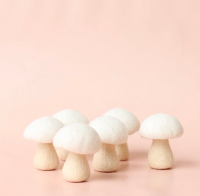 PRE ORDER Button mushrooms - 6 pce set
