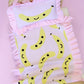 Frilled Smilie Banana doll Blanket + Pillow set