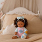 Dolls Sweet Dreams cloud Romper + Bow set  Fits 34-38cm Minikane Gordis, Mini Colettos, Llorens dolls