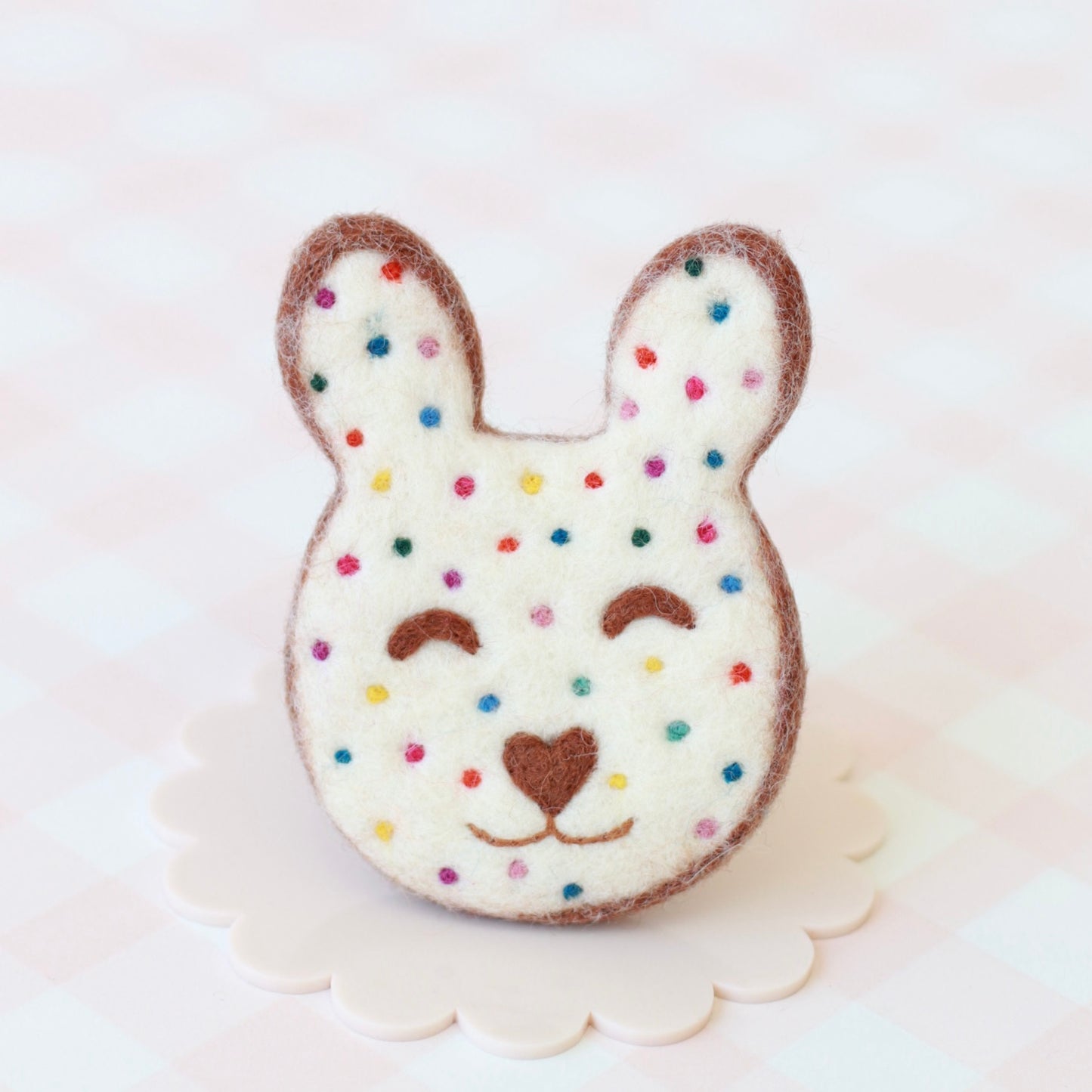 Rainbow hop Fairy Bread slices