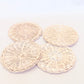 Seconds Rattan play plates - stack of four