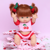 Cherry Dolls top + Bloomer shorts set Fits 34-38cm Minikane Gordis, Mini Colettos, Llorens dolls