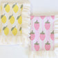 Freshly squeezed frilled doll Blanket + Pillow set