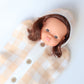 ON SALE Salli Dream Cocoon - Biscuit and white gingham
