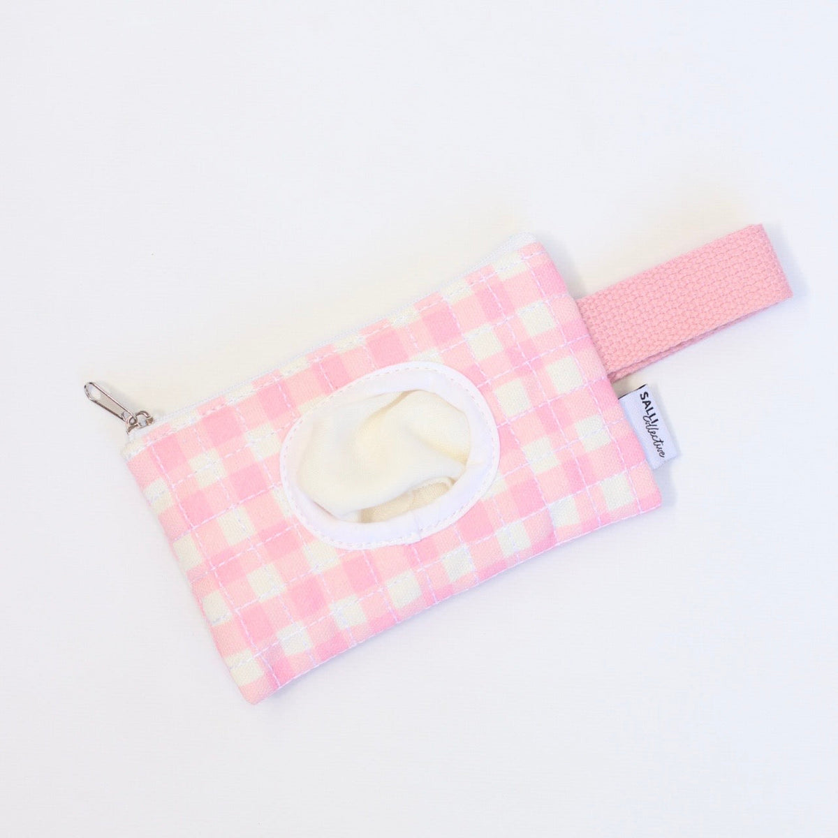 Dolly baby wipes set - Pink Gingam