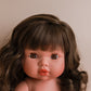 Llorens Mini Colettos Hailee Girl Doll 34cm with long brown Hair, Spanish Doll Australia