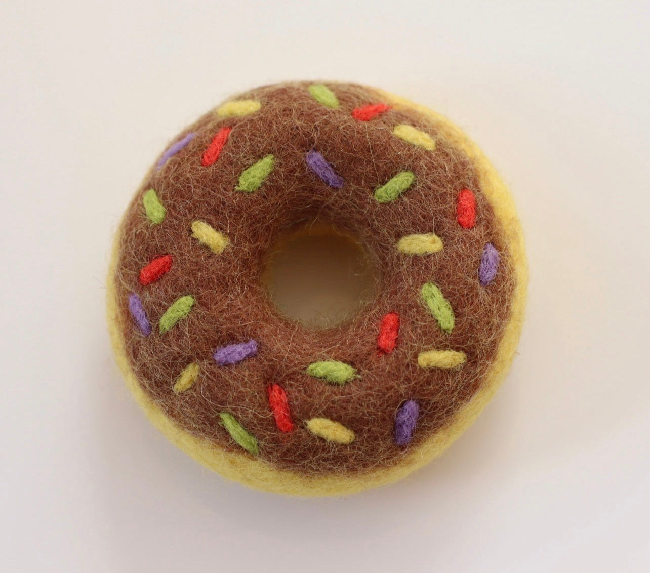 Choc sprinkles donut