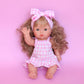 Pink Gingham Doll Clothes | Doll Summer dress Outfit for Miniland, Mini Collettos Baby Dolls & 38cm Dolls