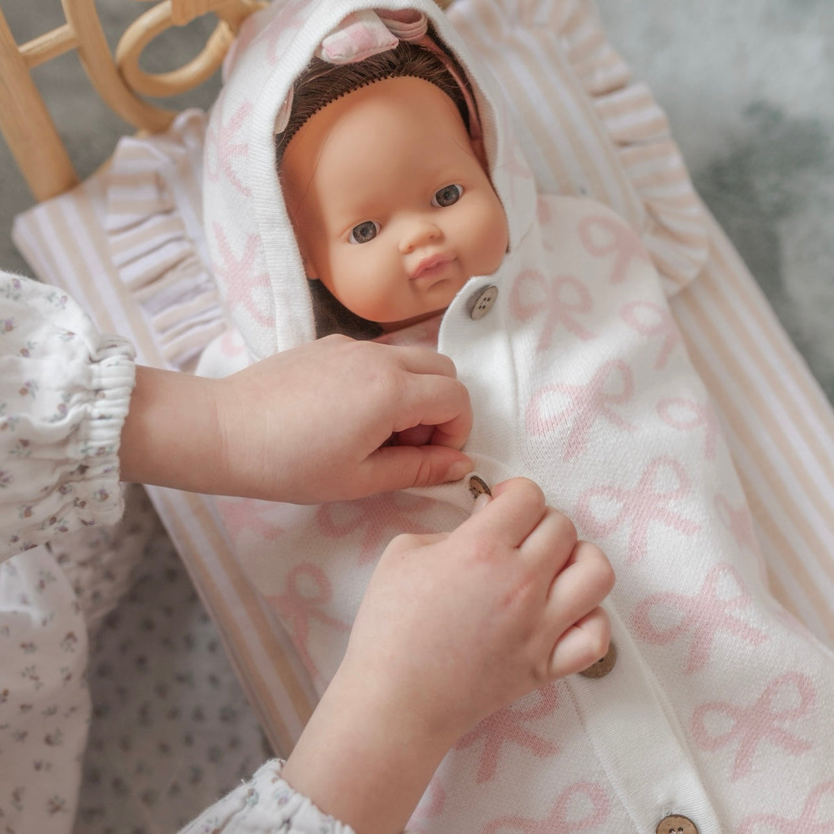 Dolls Dream Cocoon - Powder blush bows