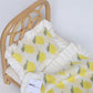 Freshly squeezed frilled doll Blanket + Pillow set