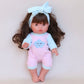 Dolls Sweet Dreams cloud Romper + Bow set  Fits 34-38cm Minikane Gordis, Mini Colettos, Llorens dolls