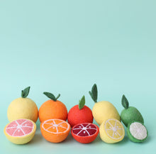 Load image into Gallery viewer, Zesty felt fruit bundle - 10 pce citrus pack