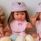 Tiny Queen cotton crown -Powder Pink and muted purple
