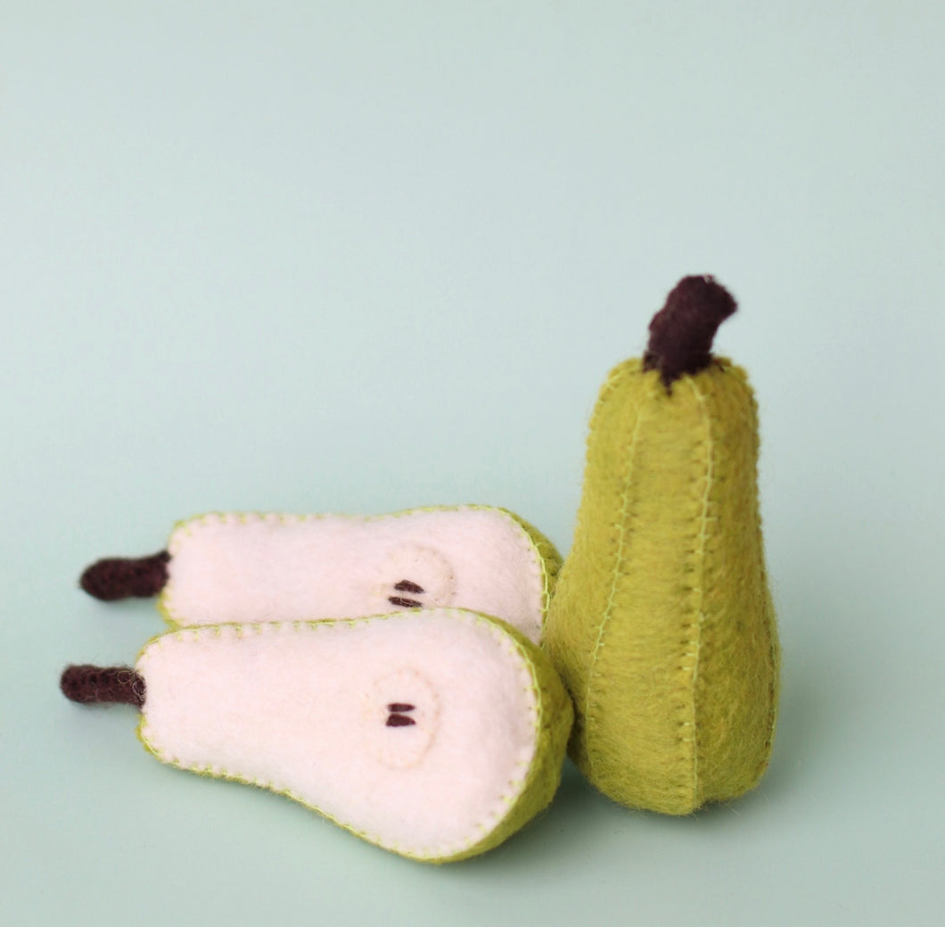 Papoose Felt pears - 3 pce